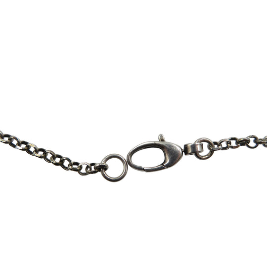 GUCCI Necklace Silver925 Silver Arabesque Double G Key unisex(Unisex) Used Authentic