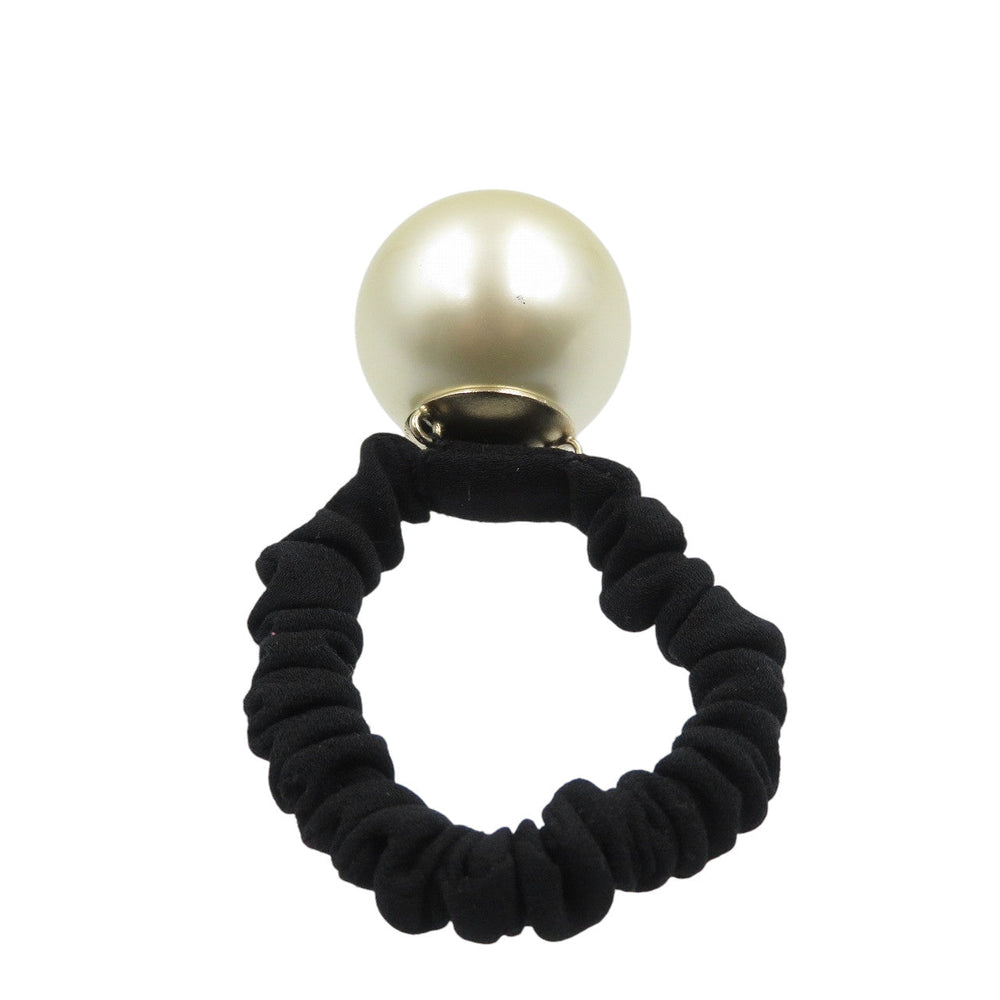 CHANEL Other accessories Fake pearl black F18v Women Used Authentic