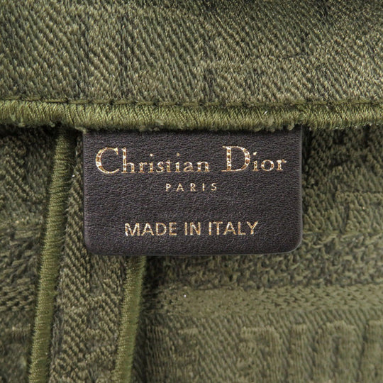 Christian Dior Waist bag canvas khaki Saddle bag Women Used Authentic