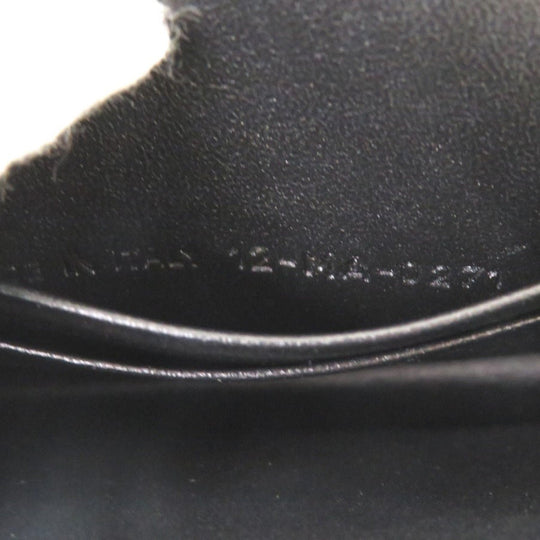 Christian Dior Waist bag Calfskin black Chain wallet Canage Caro pouch Women Used Authentic