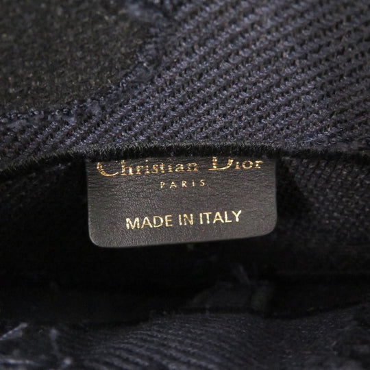 Christian Dior Waist bag canvas Navy Saddle bag Women Used Authentic