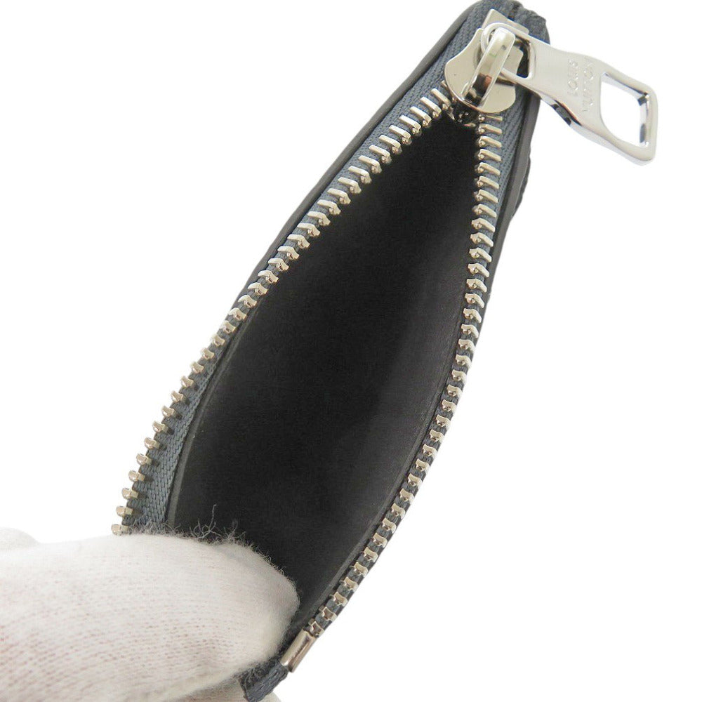 LOUIS VUITTON Coin case M81602 leather Grigranite Taurillon Clemence Climbing Pochette Cre Women Used Authentic