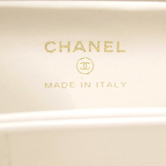 CHANEL Shoulder Bag AP3452 lambskin white ChainShoulder Bag COCO Mark Matrasse Women Used Authentic