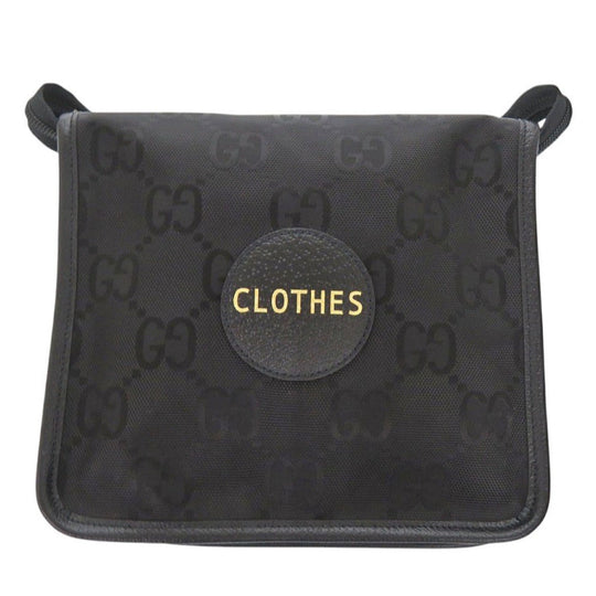 GUCCI Pouch 674801 Nylon canvas, leather black Travel pouch Off the Grid Small Backing unisex(Unisex) Used Authentic