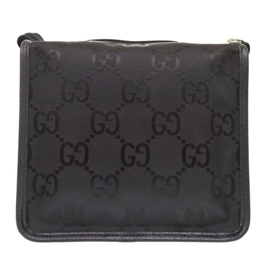 GUCCI Pouch 674801 Nylon canvas, leather black Travel pouch Off the Grid Small Backing unisex(Unisex) Used Authentic