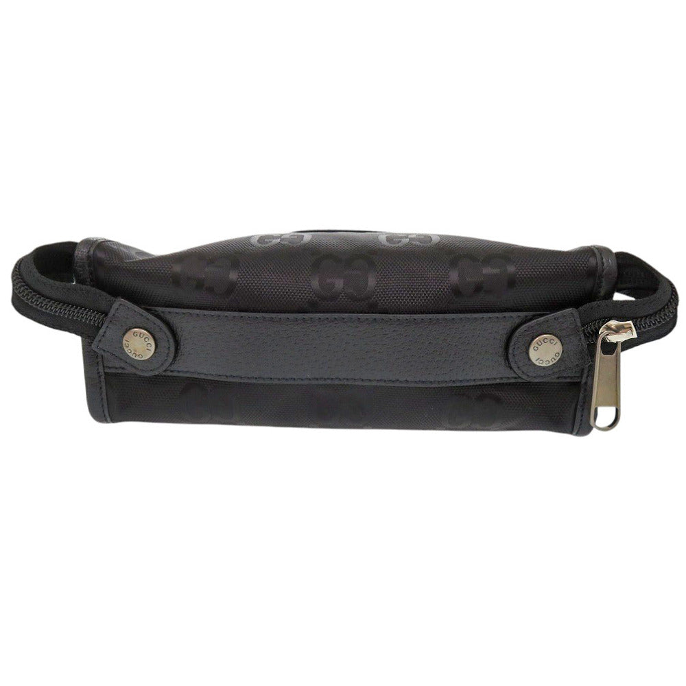 GUCCI Pouch 674801 Nylon canvas, leather black Travel pouch Off the Grid Small Backing unisex(Unisex) Used Authentic