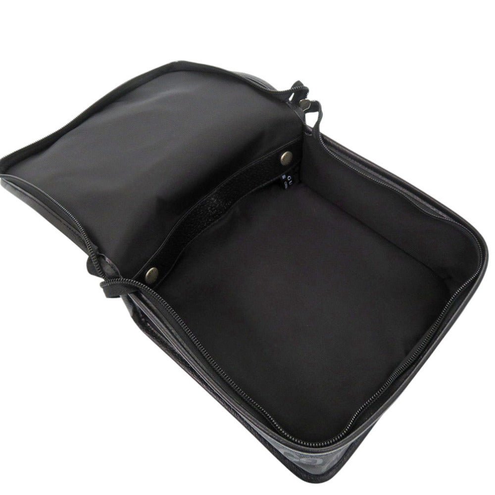 GUCCI Pouch 674801 Nylon canvas, leather black Travel pouch Off the Grid Small Backing unisex(Unisex) Used Authentic