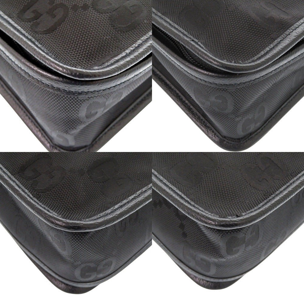 GUCCI Pouch 674801 Nylon canvas, leather black Travel pouch Off the Grid Small Backing unisex(Unisex) Used Authentic