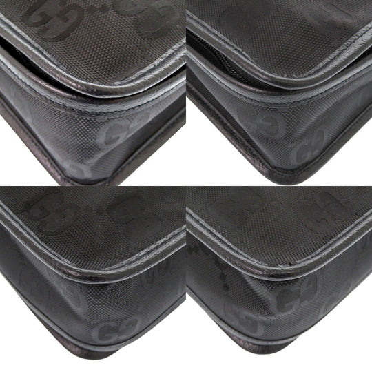 GUCCI Pouch 674801 Nylon canvas, leather black Travel pouch Off the Grid Small Backing unisex(Unisex) Used Authentic