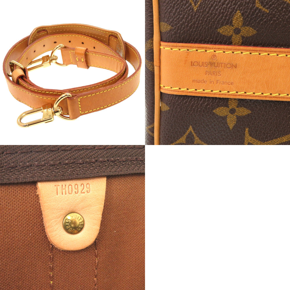 LOUIS VUITTON Boston Duffel bag M41418 Monogram canvas Brown Monogram Keepall bandouliere45 mens Used Authentic