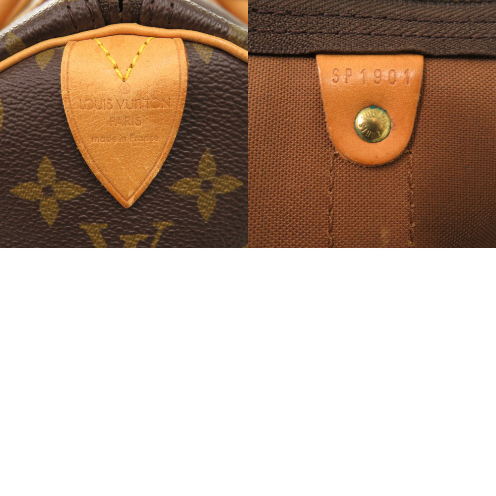 LOUIS VUITTON Boston Duffel bag M41426 Monogram canvas Brown Monogram Keepall 50 mens Used Authentic