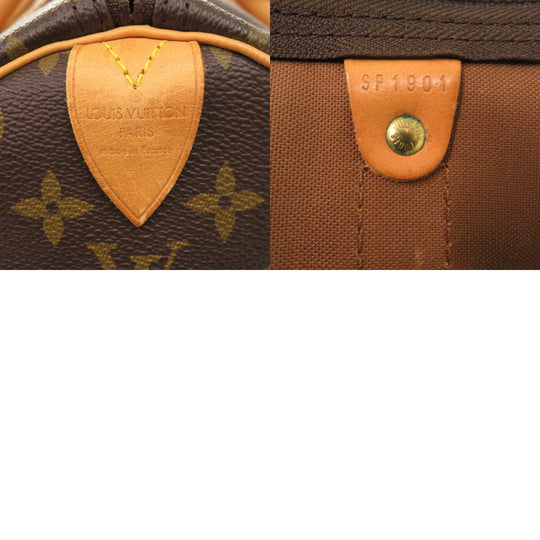 LOUIS VUITTON Boston Duffel bag M41426 Monogram canvas Brown Monogram Keepall 50 mens Used Authentic