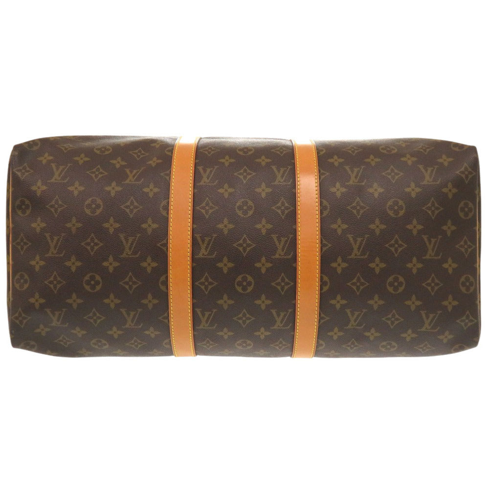 LOUIS VUITTON Boston Duffel bag M41426 Monogram canvas Brown Monogram Keepall 50 mens Used Authentic