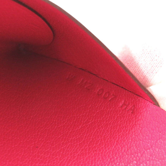 HERMES Coin case Epsom Rose Extreme Calvi duo Women Used Authentic
