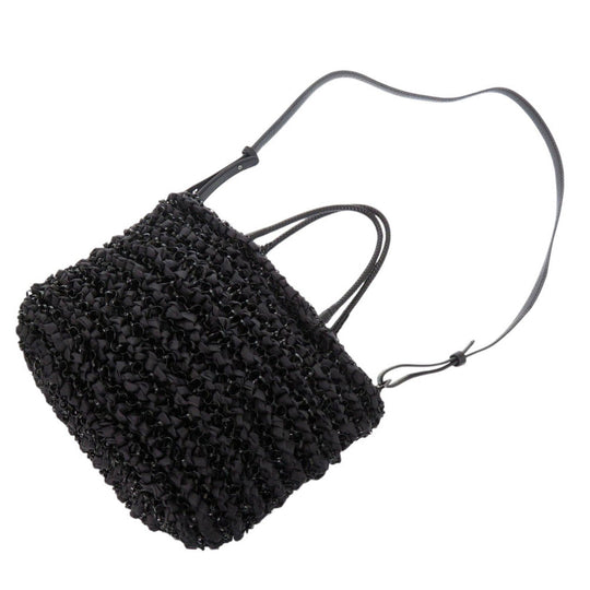 ANTEPRIMA Handbag PVC black Wire bag Women Used Authentic