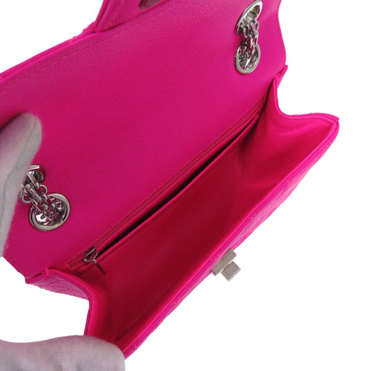 CHANEL Shoulder Bag Calfskin pink 2.55 Matrasse Women Used Authentic