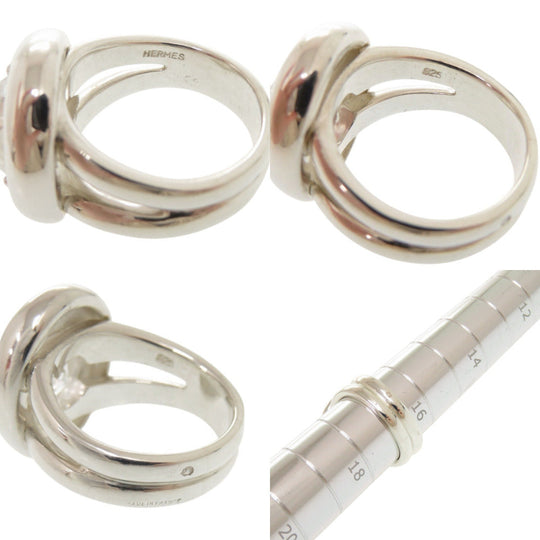 HERMES Ring Silver925 Silver Vintage Gaucho