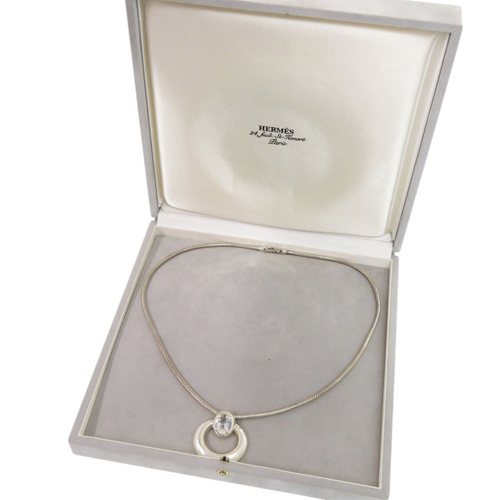 HERMES Necklace Silver925 Silver vintage Women Used Authentic