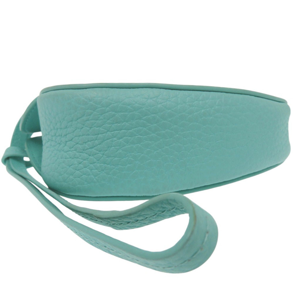 TIFFANY&Co. Coin case leather blue TIFFANY&Co. Pouch Return to TIFFANY&Co. Taurillon Clemence Heart-shaped Logo Coin Case Women Used Authentic