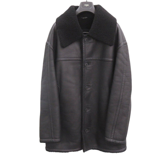 FENDI Other outerwear 13CPC-23 Mouton black mens 54 Used Authentic