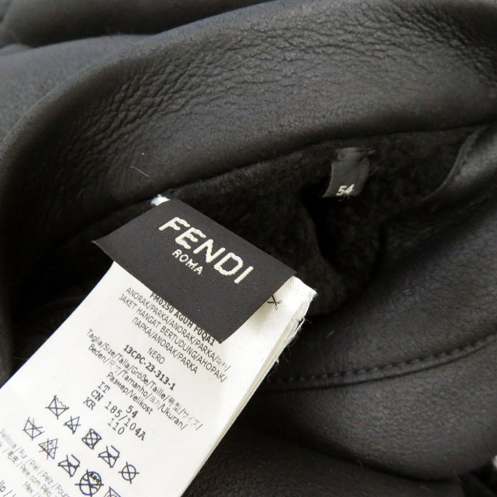 FENDI Other outerwear 13CPC-23 Mouton black mens 54 Used Authentic