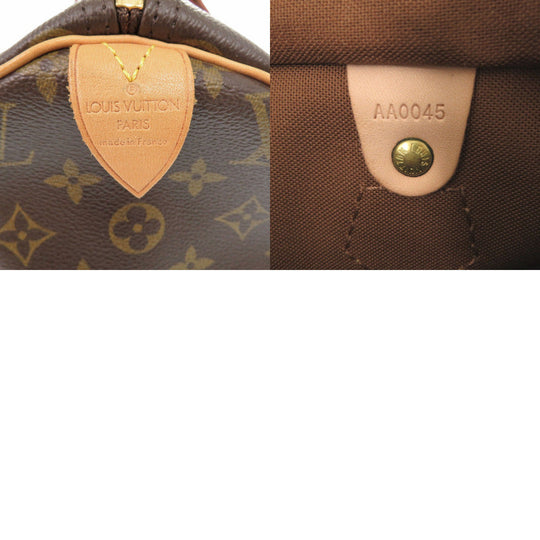 LOUIS VUITTON Handbag M41526 Monogram canvas Brown Monogram Speedy 30 Women Used Authentic
