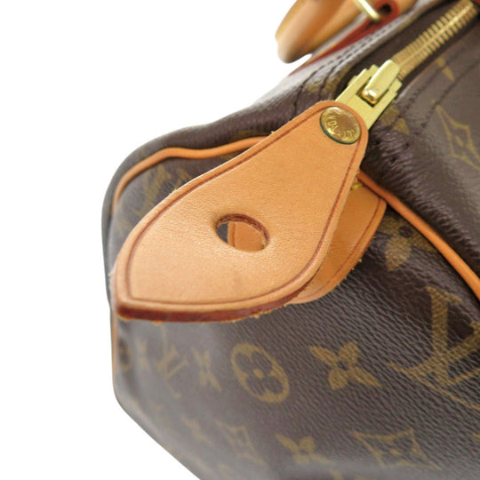 LOUIS VUITTON Handbag M41526 Monogram canvas Brown Monogram Speedy 30 Women Used Authentic