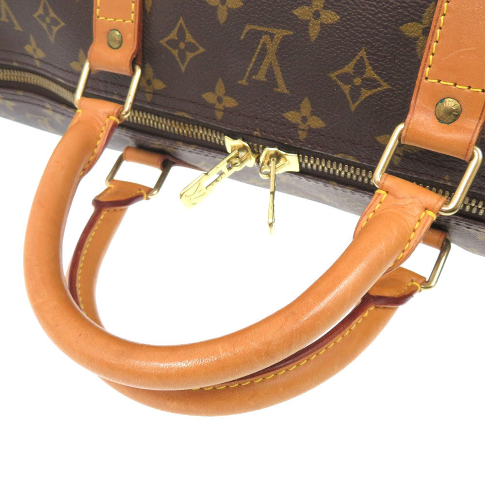 LOUIS VUITTON Boston Duffel bag M41422 Monogram canvas Brown Monogram Keepall 60 mens Used Authentic