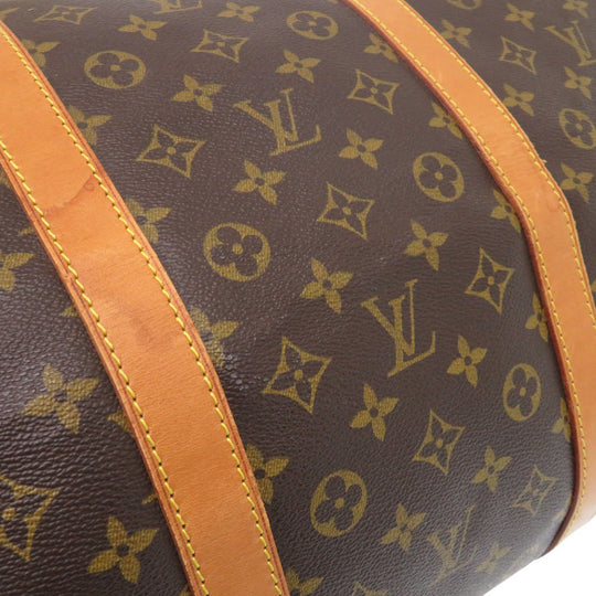 LOUIS VUITTON Boston Duffel bag M41422 Monogram canvas Brown Monogram Keepall 60 mens Used Authentic