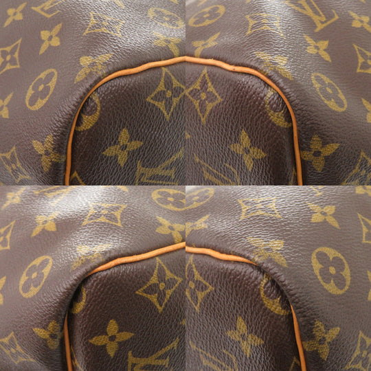 LOUIS VUITTON Boston Duffel bag M41422 Monogram canvas Brown Monogram Keepall 60 mens Used Authentic