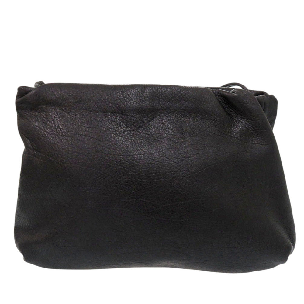 THE ROW Clutch bag W1280L97BLPL Calfskin black Bourse Clutch Women Used Authentic
