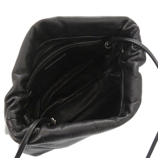 THE ROW Clutch bag W1280L97BLPL Calfskin black Bourse Clutch Women Used Authentic