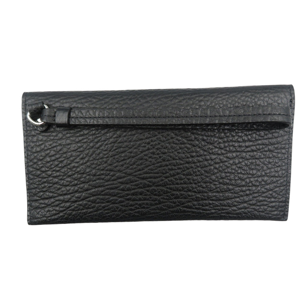 Maison Margiela Long Wallet Purse SA3TT0003 leather black unisex(Unisex) Used Authentic