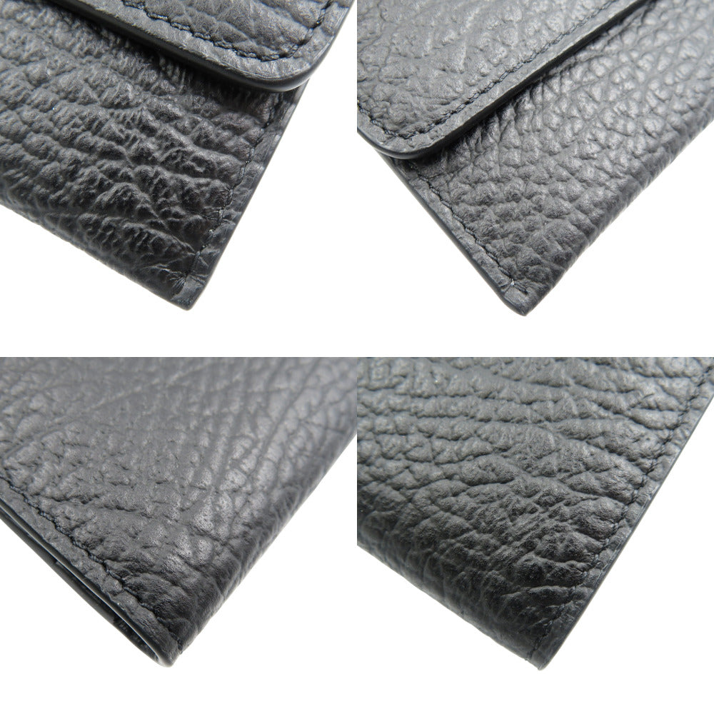 Maison Margiela Long Wallet Purse SA3TT0003 leather black unisex(Unisex) Used Authentic