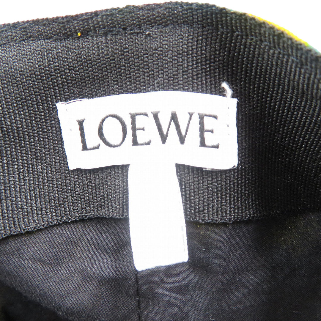 LOEWE Other hats cotton Multi EYE NATURE Baseball Cap mens Used Authentic