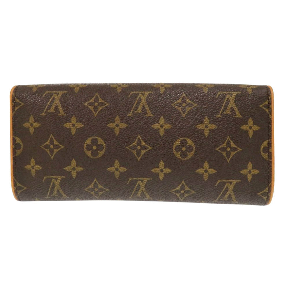 LOUIS VUITTON Shoulder Bag M51852 Monogram canvas Brown Monogram Pochette Twin GM Women Used Authentic