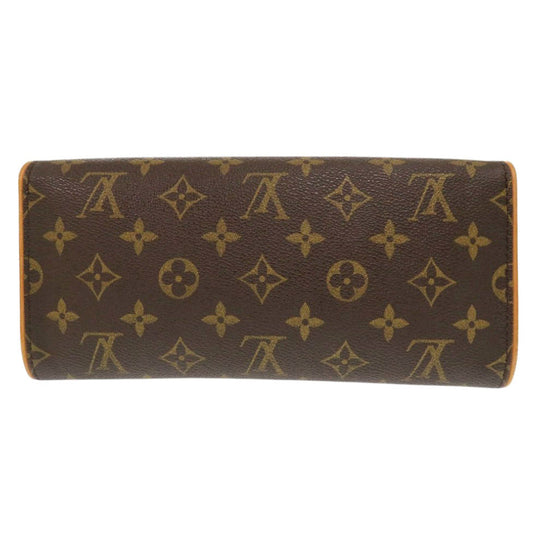 LOUIS VUITTON Shoulder Bag M51852 Monogram canvas Brown Monogram Pochette Twin GM Women Used Authentic