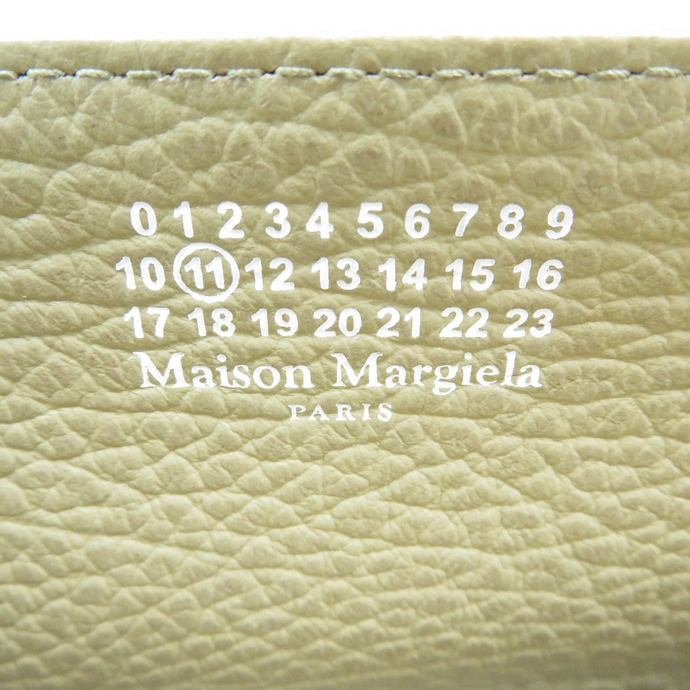 Maison Margiela Long Wallet Purse S56UI0110 leather beige Women Used Authentic