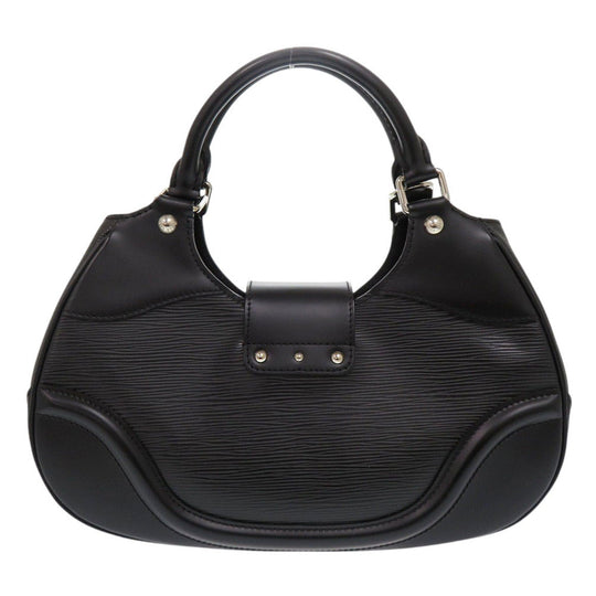 LOUIS VUITTON Handbag M59302 Epi Leather Noir Epi Sac Montaigne Women Used Authentic