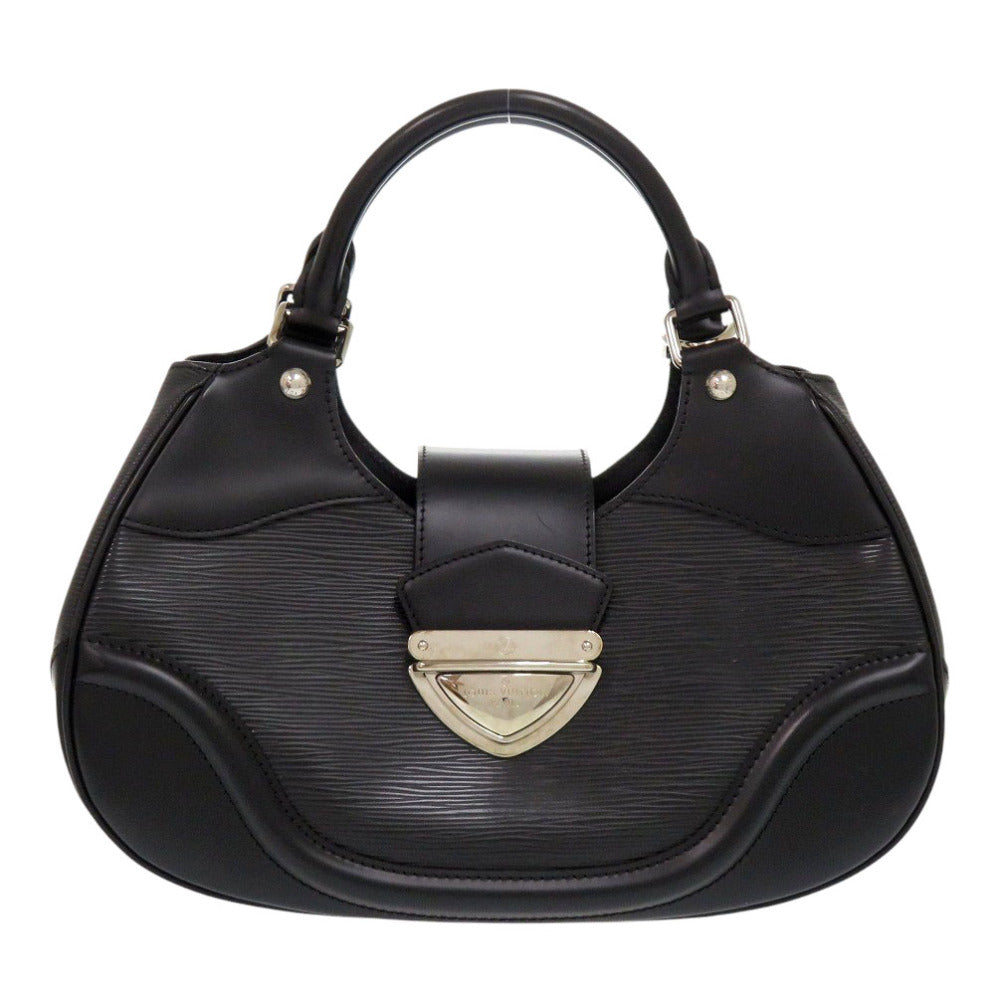 LOUIS VUITTON Handbag M59302 Epi Leather Noir Epi Sac Montaigne Women Used Authentic