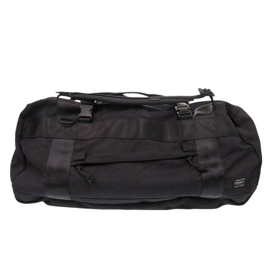 PORTER Boston Duffel bag Nylon black Yoshida Bag Booth Pack L mens Used Authentic