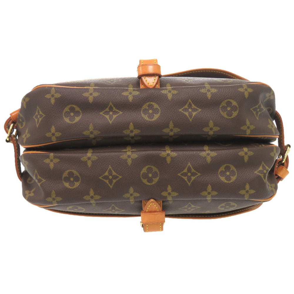LOUIS VUITTON Shoulder Bag M42256 Monogram canvas Brown Monogram Saumur 30 Women Used Authentic