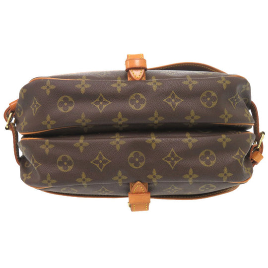 LOUIS VUITTON Shoulder Bag M42256 Monogram canvas Brown Monogram Saumur 30 Women Used Authentic
