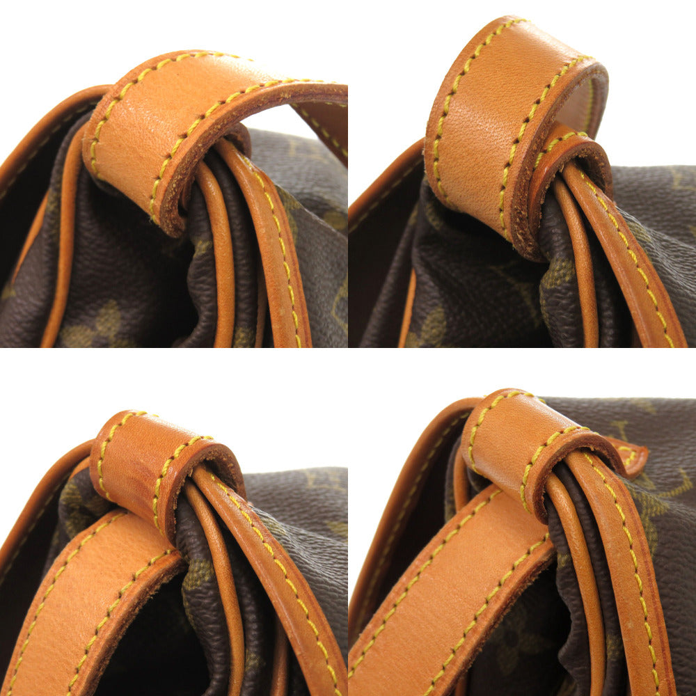 LOUIS VUITTON Shoulder Bag M42256 Monogram canvas Brown Monogram Saumur 30 Women Used Authentic