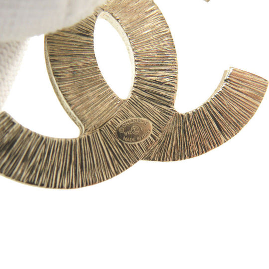 CHANEL Brooch B12P Gold Plated gold COCO Mark Women Used Authentic