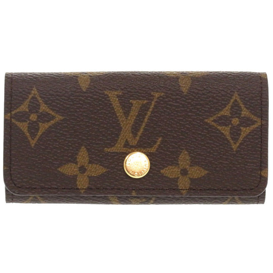 LOUIS VUITTON Key case Key holder  M69517 Monogram canvas Brown Monogram Multicles4 Women Used Authentic