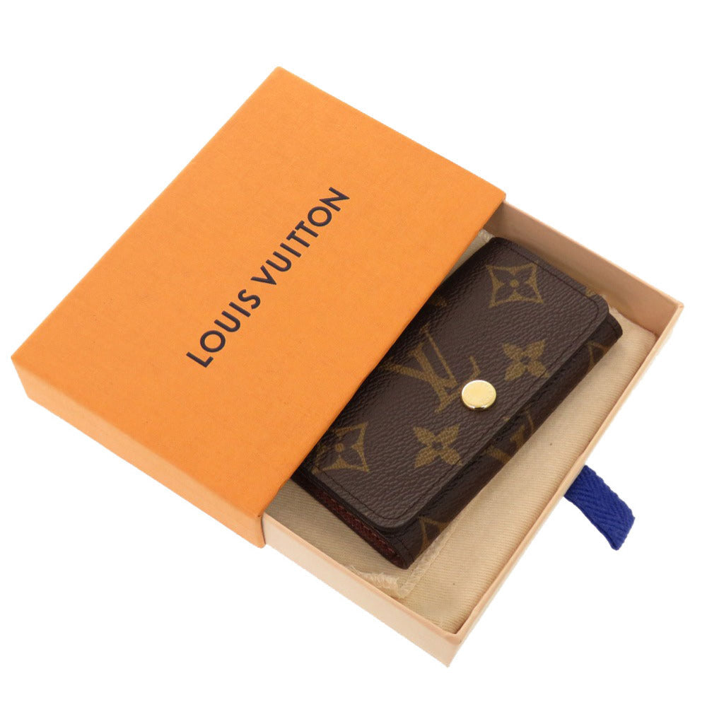 LOUIS VUITTON Key case Key holder  M69517 Monogram canvas Brown Monogram Multicles4 Women Used Authentic