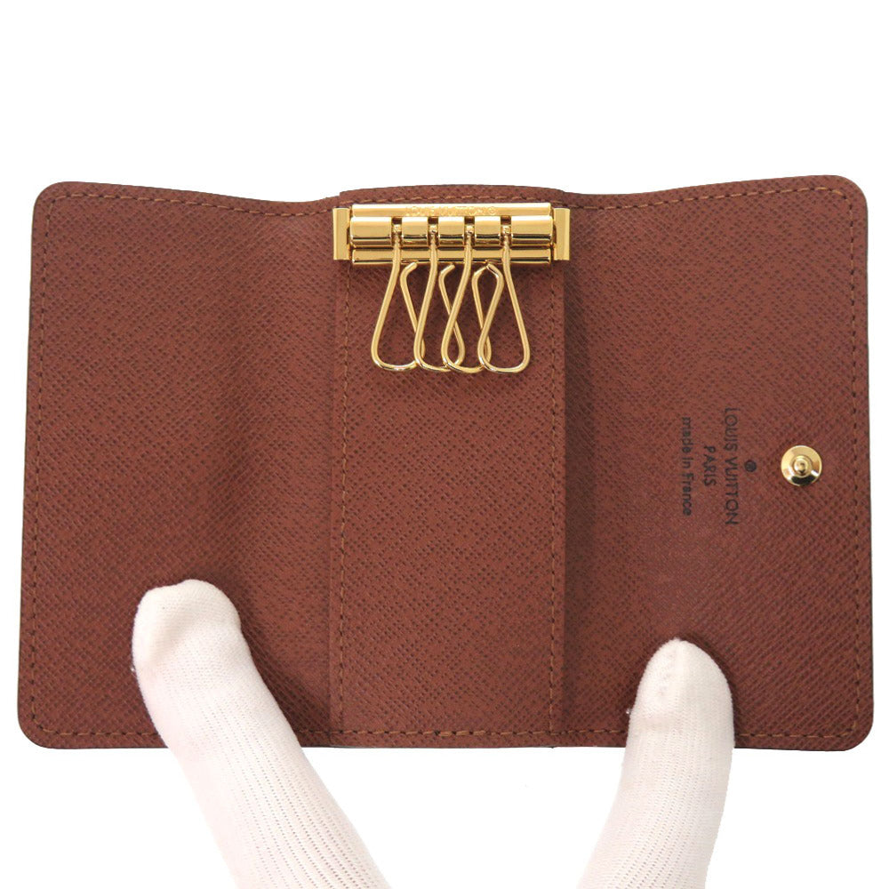 LOUIS VUITTON Key case Key holder  M69517 Monogram canvas Brown Monogram Multicles4 Women Used Authentic