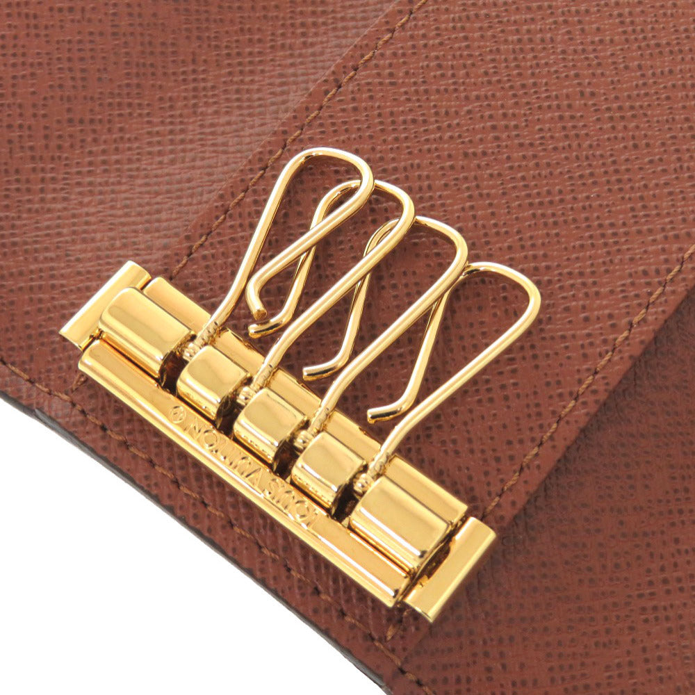 LOUIS VUITTON Key case Key holder  M69517 Monogram canvas Brown Monogram Multicles4 Women Used Authentic