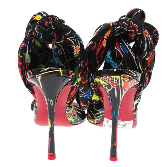 Christian Louboutin pumps Patent Leather, Silk black 36 1/2